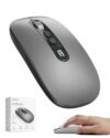 Gftrbn AI Mouse with Voice Typing Smart Wireless ChatGPT Assistant & Voice-to-Text Translator Plug Play Auto Pair Bluetooth Silent Ergonomic Mice with LED Power Display for Mac Laptop PC