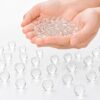 GGJNSGCI 160,000 Pieces Clear Vase Filler Beads,Christmas Decoration, Wedding Centerpiece, Floating Candles, Floral Decoration
