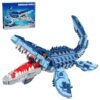 GHQYTPR Mosasaurus Dinosaur Building Set 805 Pieces Realistic Prehistoric Marine Reptile Model Ocean Predator Construction Toy with Articulated Jaw & Fins Jurassic Animal Gift for Teens & Adults