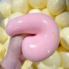 Giant Mochi Squishy Toy - Extra Large Slow Rising Creamy Squeeze Ball(Pink)