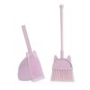 GiaoRosi Kids Mini Broom and Dustpan Set - Fun Cleaning, Pink Violet
