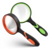 GIBENUO Magnifying Glass, 75MM Handheld Reading Magnifier for Kids Seniors