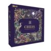 Gibsons The Art File Chess Set – Luxury Wooden Strategy Board Game in Purple & Mint – 2 Players, Ages 8+ – Classic Travel Chess with Peg Pieces – Premium Gift for Kids & Adults