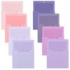 Gilprop 8 Pack Magnetic File Holder, 10"x13"x1.2" Magnetic Wall File Folders for Whiteboard, Hanging Classroom Organizer Storage, Refrigerator Magazine Holder for Mail Letters Paper Desk Office