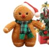 Gingerbread Plush Soft Comfort Design, Christmas Throw Pillow