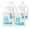 Ginger Lily Farms Botanicals Plant-Based Liquid Laundry Detergent, Free & Clear, 100 Fl Oz (Pack of 4)