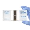 Gintison Cell Counting Chamber Hemocytometer Neubauer Improved Blood Counting Chamber with Bright Line and 2 pcs Coverslips (Groove)