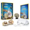 Giochi Preziosi National Geographic - Crystal Science Kit, Discover a hidden treasure, including high quality geodes, safety glasses, exhibitors and educational color guide from 6 years