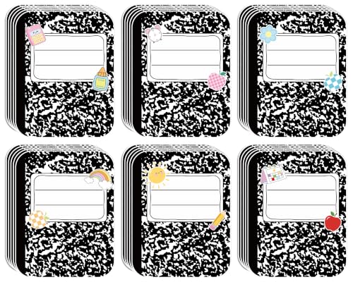 gisgfim 60PCS Composition Dry Erase Magnetic Labels, Reusable Student Desk Name Tags, Back to School Magnetic Name Tags for Classroom Desk Locker Whiteboard Office Teacher Supplies