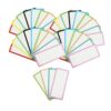 Gitohoni 24 Pieces Dry Erase Labels Magnetic Name Tags Blank Cards Rectangle Stickers Reusable Writable Waterproof for Classroom Organization Office, 40Pcs 3x5cm