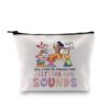 GJTIM Reading Coach Teacher Interventionist Specialist Literacy Gift Phonics Gift Zipper Pouch Makeup Bag (Letters and Sounds Bag)