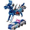 Gkiozu Magnetic Dinosaur Car Toy, 2-in-1 Crash Transform for Kids 3+