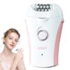 Glabrouse Skin Smooth Glide Epilator for Women,Facial Epilator for Women,Cordless Face Hair Remover with Light,Hair Rmoval for Face Bikini Legs, Body Removal Device