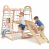 GLACER Indoor Jungle Gym for Kids Ages 3-5, 8-in-1 Toddler Playground