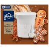 Glade Scent Flow PlugIns Air Freshener Starter Kit, Cozy Gingerbread, 1 Device + 1 Refill, 0.67 fl oz