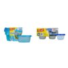 Glad GladWare FreezerWare 24 oz Containers, 4 Ct + 4 oz Containers, 8 Ct