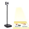 Glaeptio 4K 8MP USB Document Camera, AI Enhanced Dual Microphones with Auto Focus, 3 Level LED Light Adjustable, Foldable Stand, A3 Scan Size for Distance Teaching, Online Meeting