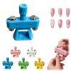 Glass Bead Nail Magnetic Tool,360° Rotating Gyro-Style Dual Magnet Spinner，Blue
