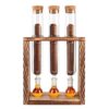 Glass Cigar Humidor Tube Set with Aromatherapy Design,Cigar Accessories, Fathers Day Gifts & Christmas Gift for Men,Glass Cigar Tubes with Wooden Plug & Ball Base,Cigar Case for Ring Gauge 48-60