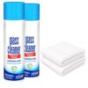 Glass Cleaner Foam, Foaming Action & Spray, Pack of 2, Total 38oz