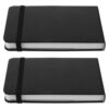 GLEAVI 2pcs Travel Watercolor Sketchbook Notebook with 24 Sheets 300gsm Paper, Lightweight Portable Drawing Pad for Outdoor Painting and Watercolor Pen Artists