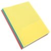 GLEAVI 6pcs Plastic File Folders with Pockets and Prongs, A4 Letter Size Colored Folders for Files, Water Resistant Pp Material, Large Capacity Storage for Documents and Presentations