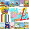 Glenmal 168 Pcs Back to School Gifts Coloring Books with Crayons for Kids Bulk Mini Coloring Book for Back to School Supplies Students Toddler Summer Birthday Party Gifts Classroom Craft Ages 6+