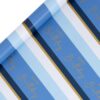 Glick - Birthday Stripe Blue Wrapping Paper Roll, for Gift Wrapping, Arts & Crafts, 4 metres x 70 cm, Blue