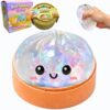 Glitter Bao Bun Squishy, Cute Slow Rising Squeeze Balls with Steamer Box