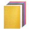 Glitter Cardstock 40 Sheets A4 Shiny Paper 250gsm for DIY Scrapbook Art