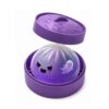 Glitter Halloween Dumpling Pressure Squishies Slow Rising Stress Relief Fidget Toy for Adults Anti-Anxiety Bun Gift(Purple-2)