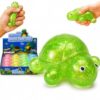 Glitter Turtle Squishy Fidget Toy, Soft Sensory Squeeze Sugar Stress Balls
