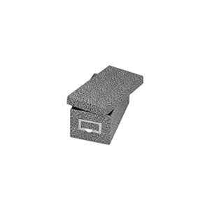 Globe-Weis/Pendaflex Fiberboard Index Card Storage Box, 3 x 5 Inches Card Size, Black Agate (93 BLA)
