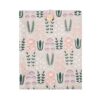 GLOBLELAND Floral Book Sleeve 10.7×8.7 inch Washable Embroidered Cloth Book Pouch Cover with Button Closure Leaf Pattern Protective Sleeve for Hardcover Paperback Bible Planner Notebook