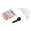 GLOGLOW 10W Hot Melt Glue Machine with Foldable Stand Fast Preheating Ergonomic Handle for Craft Projects Home Office Use
