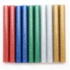 GLOREX 6 1837 046 Hot Glue Sticks, 1.1 x 10 cm, 10 x Glue Sticks for Hot Glue Gun, Glitter
