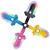 Glow Fidget Spinner Toy Combo with LED Lights