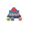 Glowing Octopus Squishy Toys 12 Pack Soft TPR Cute Stress Relief Ball Set for Party Daily Use Home Office and Travel