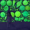 Glow in The Dark Stickers, 103 PCS Solar System Glow Stars Ceiling Stickers Galaxy Space Planets Wall Decals for Kids Boys Girls Bedroom Nursery Playroom Party Room Decor