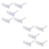 GLSTOY 25pcs Disposable White Abs Safety Razors for Men and Women Portable Double Edge Razors Easy to Shave Underarm and Body Hair Trimmers Travel Accessories
