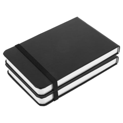 GLSTOY 2pcs Mini Watercolor Sketchbook Portable Pocket Design 24 Sheets 300gsm Paper Preventing Ink Bleedthrough Lightweight Drawing Pad for Outdoor Painting and Daily Practice