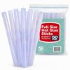 Gluerious Full Size Hot Glue Sticks 50 Pack, 0.43 x 6 Inch (11mm) Large Glue Sticks for Large Glue Gun, Strong All-Temp Bulk Glue Gun Sticks for Arts Crafts DIY Wood Fabric Repairs
