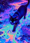 GLXPOG Diamond Painting Kit Cartoon Cat Cute Pet Wall Decoration