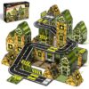 GobiDex Magnetic Tiles Army Toys, Military Magnetic Building Blocks for Kids 3-5 4-8 Girls Boys Toys Age 4-6 6-8, STEM Sensory Army Men Toddler Birthday Gifts for 3+ Year Old Kids Toy