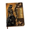 God Is Within Her She Will Not Fall Personalized Leather Cover Notebook Christian Religious Journal Custom Bible Verse Diary Faith Based Gift For Women Teen Girls Confirmation Graduation Present
