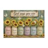 God Says You are Jigsaw Puzzles 300 Piece Puzzles for Adults