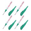 Gogogmee 4pcs Green Paint Marker Pen for Wood and Metal with Oil Ink and Rapidly Dried Marks, Plastic Refillable Structure with Long Nib, for Outdoor Spaces and Carpentry Labeling