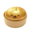 Gold Bao Bun Dumpling Squishy Slime Stress Ball Fidget Toy
