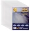 GOLD SEAL No Holes Sheet Protectors, Bulk Pack, Letter Size (8.5 x 11 Inch), Heavyweight Clear View Sheet Protectors, Top Loading, Document Protectors, Artwork Protectors,(50 Pack)