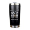 Gold Star Coffee Insulated Travel COFFEE Mug 20oz | Stainless Steel Coffee & Tea Insulated Vacuum Mug With Spill Proof Lid